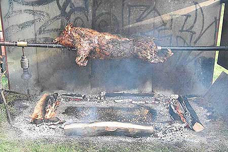 Pálení čarodějnic, Dolní Třebonín 30.4.2019