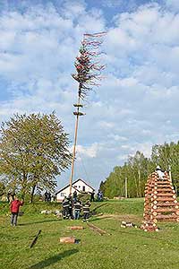 Pálení čarodějnic, Dolní Třebonín 30.4.2019