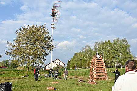 Pálení čarodějnic, Dolní Třebonín 30.4.2019