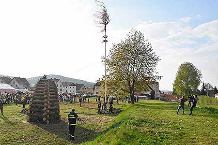 Pálení čarodějnic, Dolní Třebonín 30.4.2019