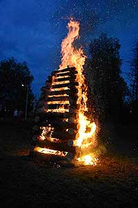 Pálení čarodějnic, Dolní Třebonín 30.4.2019