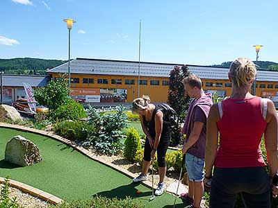 Jarní adventure minigolf, Lipno nad Vltavou 8.6.2019