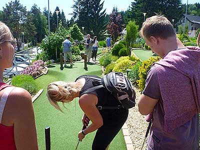 Jarní adventure minigolf, Lipno nad Vltavou 8.6.2019