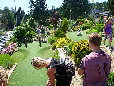 Jarní adventure minigolf, Lipno nad Vltavou 8.6.2019