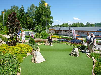 Jarní adventure minigolf, Lipno nad Vltavou 8.6.2019