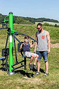 Slavnostní otevření workoutového hřiště v Dolním Třeboníně 29.6.2019, foto: Lubor Mrázek