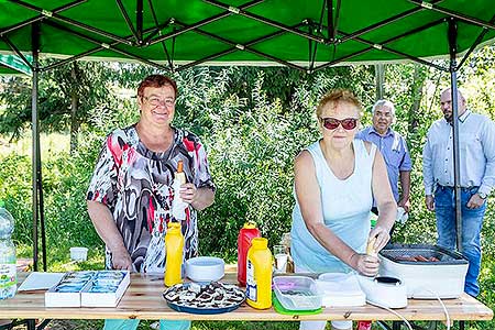 Slavnostní otevření workoutového hřiště v Dolním Třeboníně 29.6.2019, foto: Lubor Mrázek