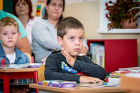 Zahájení školního roku 2019/2020 v ZŠ Dolní Třebonín, 2.9.2019, foto: Lubor Mrázek