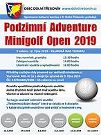 Podzimní adventure minigolf 2019