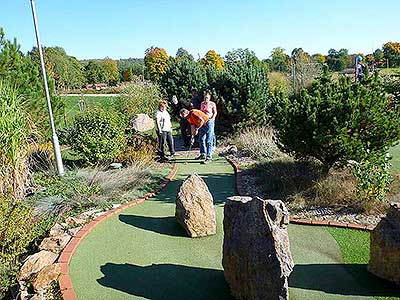 Podzimní adventure minigolf Hluboká nad Vltavou 12.10.2019