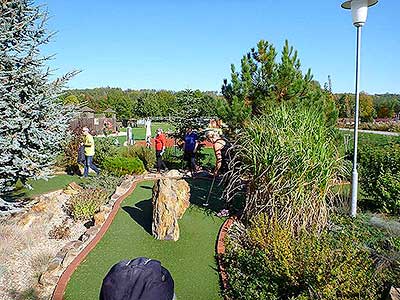 Podzimní adventure minigolf Hluboká nad Vltavou 12.10.2019