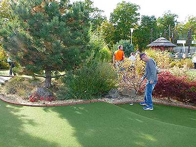 Podzimní adventure minigolf Hluboká nad Vltavou 12.10.2019