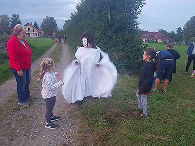 Stezka odvahy, obecní hřiště Dolní Třebonín 27.9.2019