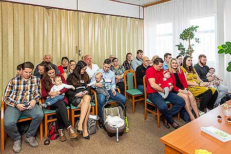 Vítání občánků v obci Dolní Třebonín 23.11.2019, foto: Lubor Mrázek