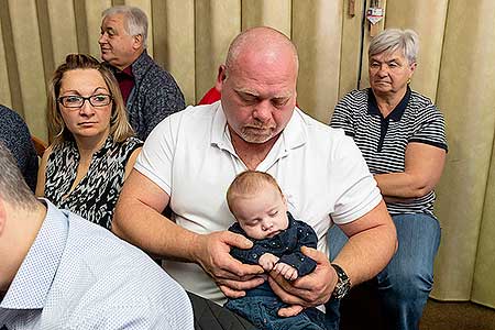 Vítání občánků v obci Dolní Třebonín 23.11.2019, foto: Lubor Mrázek