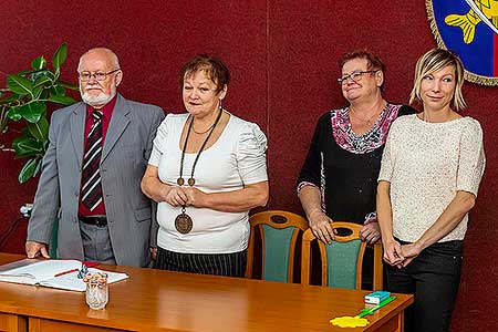 Vítání občánků v obci Dolní Třebonín 23.11.2019, foto: Lubor Mrázek