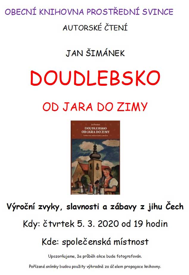 Doudlebsko od jara do zimy - autorské čtení Jana Šimánka