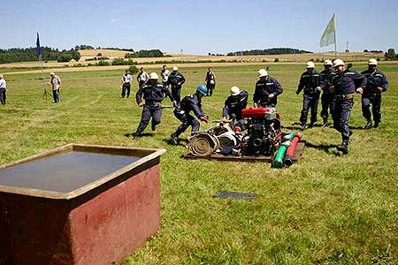 Hasičská soutěž „O pohár Obce Dolní Třebonín“,  14. července 2007