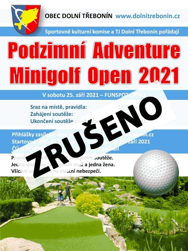 Podzimní adventure minigolf 25. 9. 2021