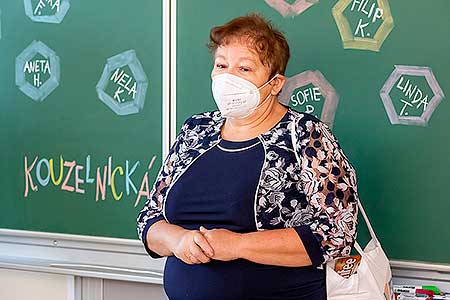 Zahájení školního roku v ZŠ a MŠ Dolní Třebonín 1.9.2021, foto: Lubor Mrázek