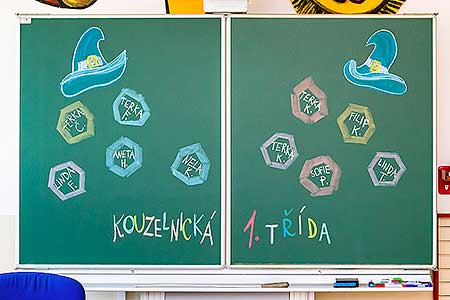 Zahájení školního roku v ZŠ a MŠ Dolní Třebonín 1.9.2021, foto: Lubor Mrázek