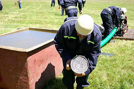 Hasičská soutěž „O pohár Obce Dolní Třebonín“,  14. července 2007