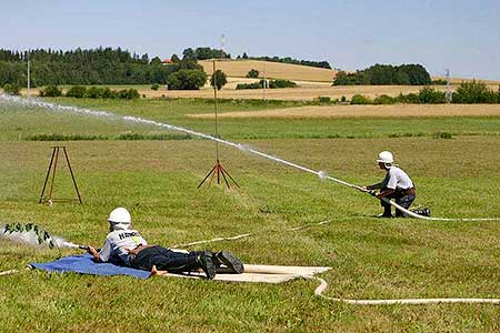 Hasičská soutěž „O pohár Obce Dolní Třebonín“,  14. července 2007