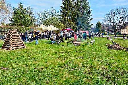 Pálení čarodějnic, Dolní Třebonín 30.4.2022, foto: Jan Švec