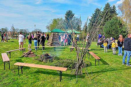 Pálení čarodějnic, Dolní Třebonín 30.4.2022, foto: Jan Švec