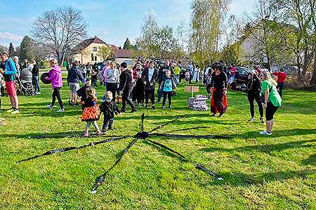 Pálení čarodějnic, Dolní Třebonín 30.4.2022, foto: Jan Švec