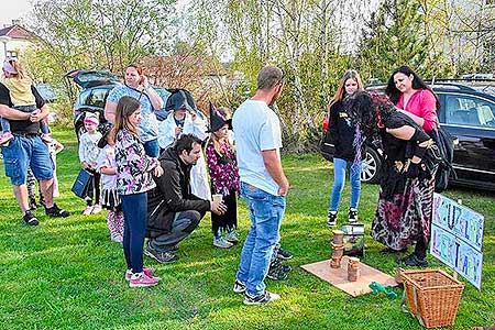 Pálení čarodějnic, Dolní Třebonín 30.4.2022, foto: Jan Švec