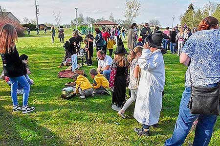 Pálení čarodějnic, Dolní Třebonín 30.4.2022, foto: Jan Švec