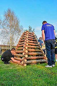 Pálení čarodějnic, Dolní Třebonín 30.4.2022, foto: Jan Švec