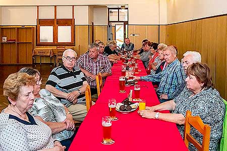 Setkání důchodců obce Dolní Třebonín 16.6.2022, foto: Lubor Mrázek