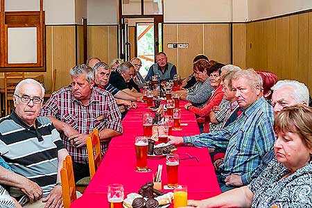 Setkání důchodců obce Dolní Třebonín 16.6.2022, foto: Lubor Mrázek