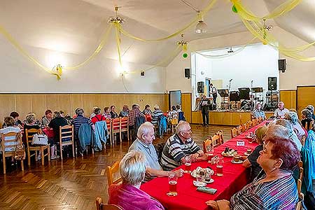 Setkání důchodců obce Dolní Třebonín 16.6.2022, foto: Lubor Mrázek