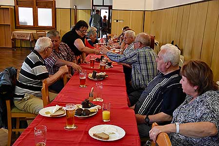 Setkání důchodců obce Dolní Třebonín 16.6.2022, foto: Jan Švec