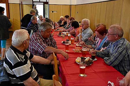 Setkání důchodců obce Dolní Třebonín 16.6.2022, foto: Jan Švec