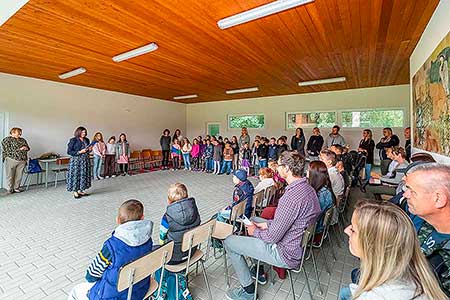 Zahájení školního roku v ZŠ a MŠ Dolní Třebonín 1. září 2022, foto: Lubor Mrázek