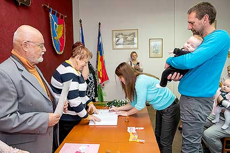 Vítání občánků 26. listoadu 2022, Foto: Lubor Mrázek