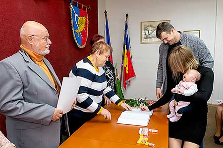 Vítání občánků 26. listoadu 2022, Foto: Lubor Mrázek