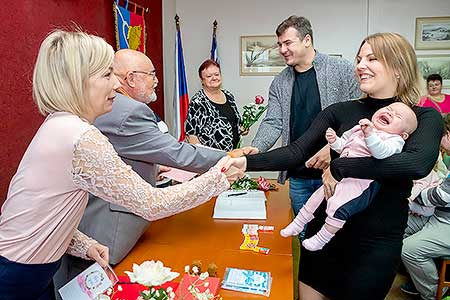 Vítání občánků 26. listoadu 2022, Foto: Lubor Mrázek