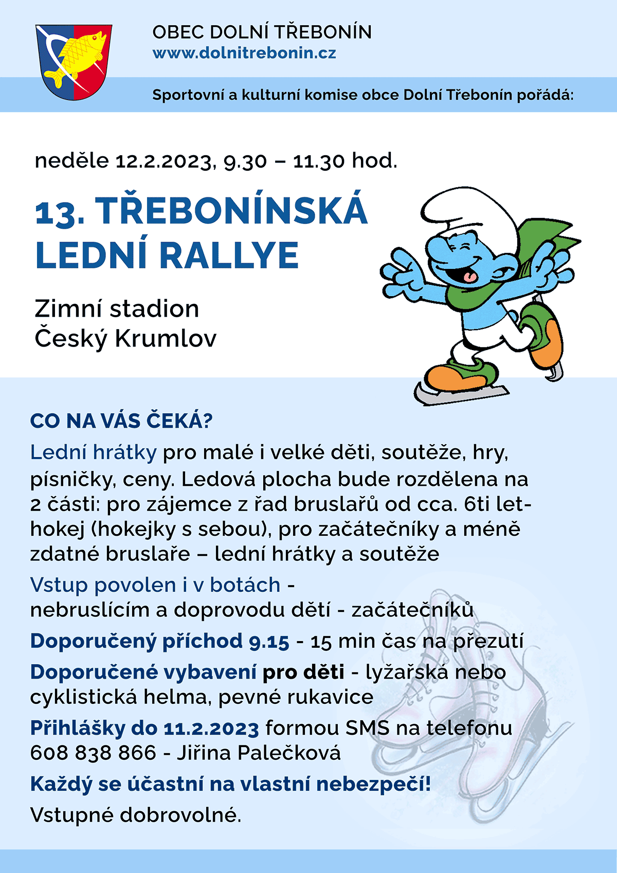 13. Třebonínská lední rallye 12.2.2023