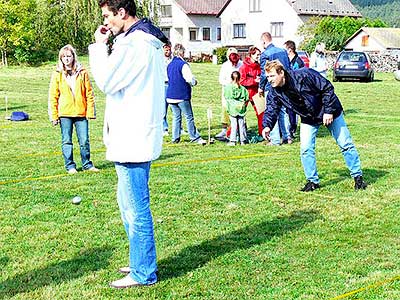 1. ročník Třebonín Petanque Open 2007, 29. září 2007, foto: Jan Švec