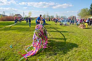 Pálení čarodějnic, Dolní Třebonín 30.4.2023, foto: Jan Švec