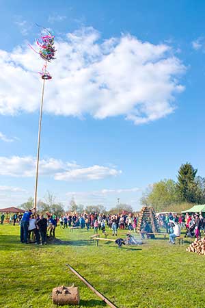 Pálení čarodějnic, Dolní Třebonín 30.4.2023, foto: Jan Švec