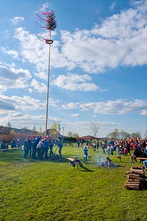 Pálení čarodějnic, Dolní Třebonín 30.4.2023, foto: Jan Švec