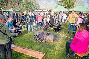 Pálení čarodějnic, Dolní Třebonín 30.4.2023, foto: Jan Švec