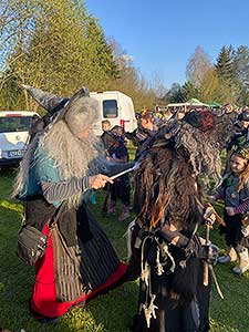 Pálení čarodějnic, Dolní Třebonín 30.4.2023, foto: Iveta Kahovcová