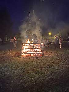 Pálení čarodějnic, Dolní Třebonín 30.4.2023, foto: Iveta Kahovcová